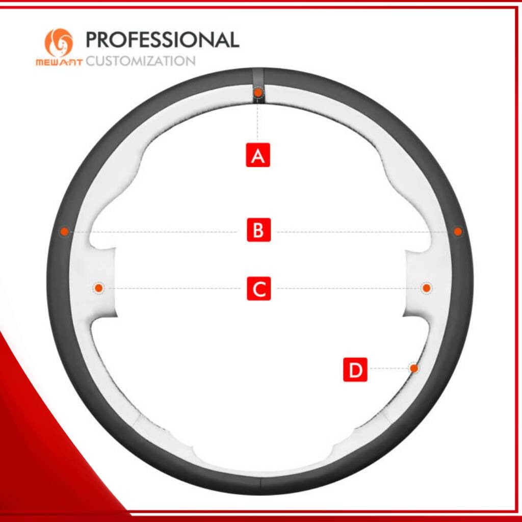 MEWANT Black Leather Suede Car Steering Wheel Cover for Nissan Qashqai / X - Trail / Teana / Altima / Sentra / Tiida / Navara / Pulsar / Rogue / Navara D23 - Alcantara, Leather, Carbon Fiber, Easy Install, Non - Slip, Best Steering Wheel Cover