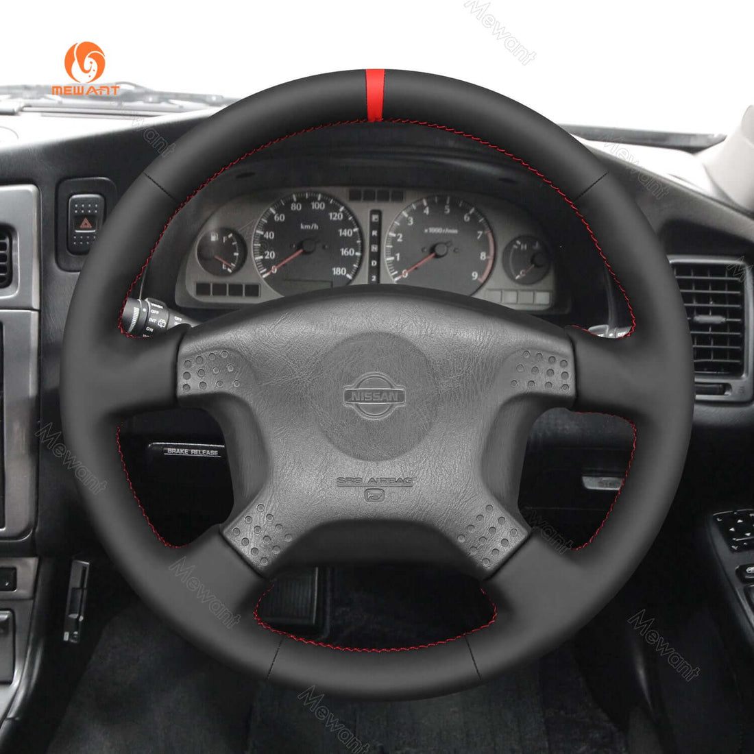 MEWANT Steering Wheel Cover for Nissan Stagea 1996