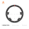 MEWANT Black Leather Suede Car Steering Wheel Cover for Nissan Stagea - Mewant Cover