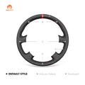 MEWANT Black Leather Suede Car Steering Wheel Cover for Nissan Stagea - Alcantara, Leather, Carbon Fiber, Easy Install, Non - Slip, Best Steering Wheel Cover