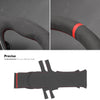 MEWANT Black Leather Suede Car Steering Wheel Cover for Skoda Octavia VRS RS /Fabia - Mewant Cover