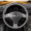 MEWANT Black Leather Suede Car Steering Wheel Cover for Subaru Forester /Outback /Legacy - Mewant Cover