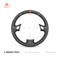 MEWANT Black Leather Suede Car Steering Wheel Cover for Toyota Aristo 1998 - 2005 - Alcantara, Leather, Carbon Fiber, Easy Install, Non - Slip, Best Steering Wheel Cover