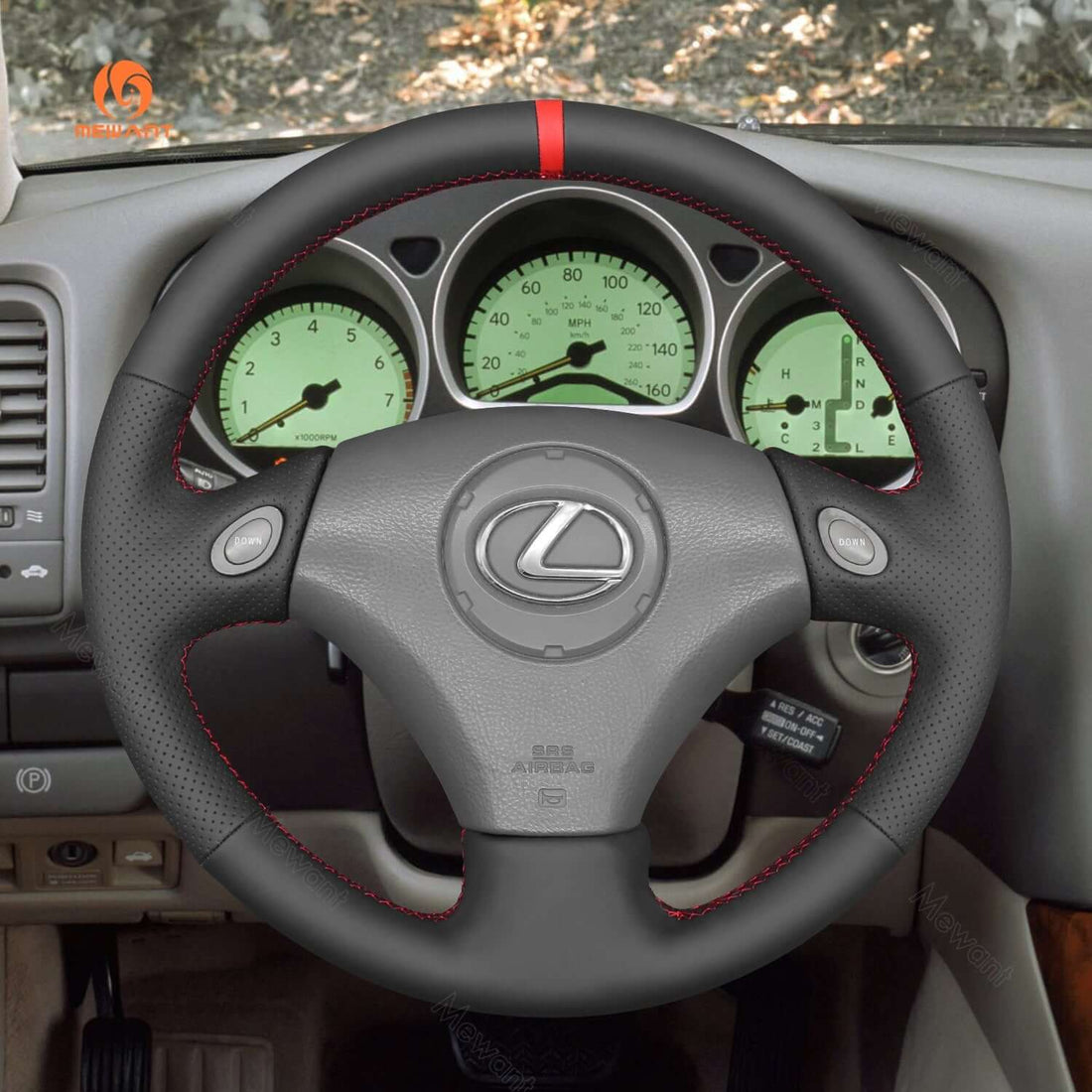 MEWANT Steering Wheel Cover for Toyota Aristo 1998-2005