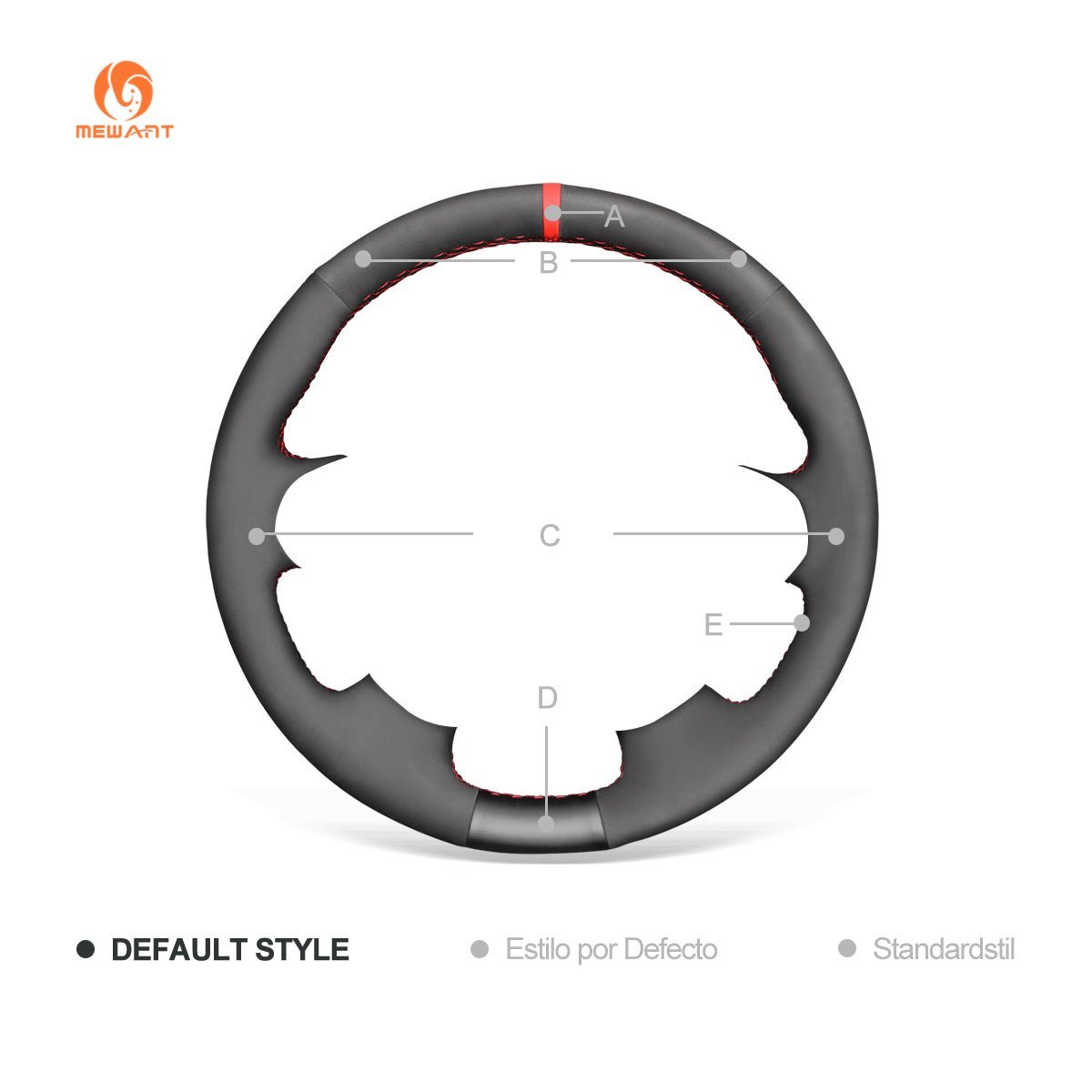 MEWANT Black Suede Beige Leather Car Steering Wheel Cover for Infiniti JX35 M25 M35 M37 M56 Q70 QX60 for Nissan Murano Pathfinder - Alcantara, Leather, Carbon Fiber, Easy Install, Non - Slip, Best Steering Wheel Cover