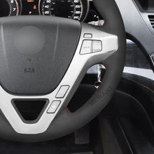 Bild in den Galerie-Viewer laden, MEWANT Black Suede Car Steering Wheel Cover for Acura MDX 2007 - 2013 - Mewant Cover
