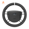 MEWANT Black Suede Car Steering Wheel Cover for Ford Mondeo / Galaxy - Mewant Cover