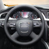 MEWANT Car Steering Wheel Cover for Audi A3 / A4 (B8) / A6 (C6) / A8 A8 L / Q5 / Q7 / S8 - Mewant Cover