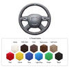 MEWANT Car Steering Wheel Cover for Audi A3 / A4 (B8) / A6 (C6) / A8 A8 L / Q5 / Q7 / S8 - Mewant Cover