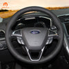 MEWANT Car Steering Wheel Cover for Ford Edge/ Fusion/ Mondeo/ S - Max/ Edge/ Galaxy - Mewant Cover