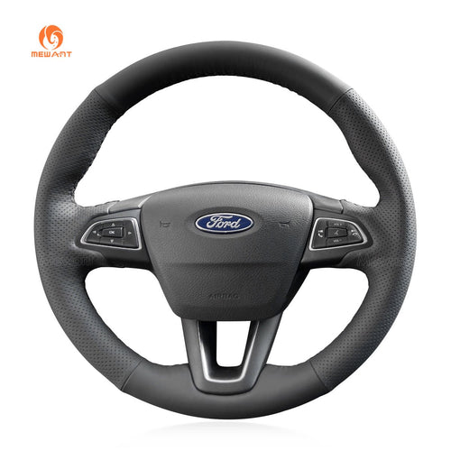 MEWANT Car Steering Wheel Cover for Ford Focus(III)/ Escape/ Ecosport/ C - MAX/ Grand C - Max/ Kuga - Mewant Cover