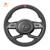 MEWANT Car Steering Wheel Cover for Hyundai i20 III 2020 - 2023 / Bayon 2021 - 2024 - Mewant Cover