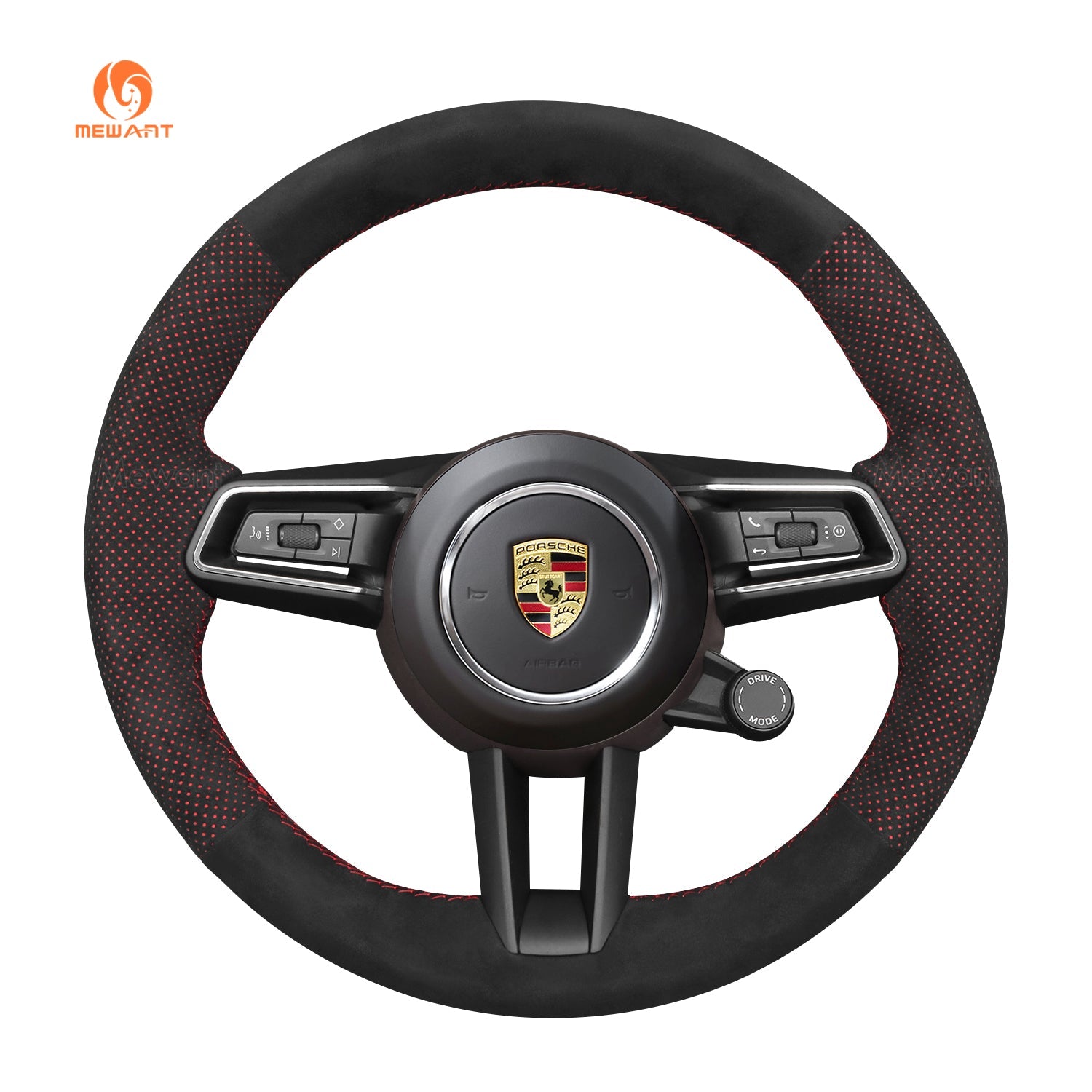 MEWANT Car Steering Wheel Cover for Porsche 911 (992) / Macan/ Panamera / Taycan - Mewant Cover