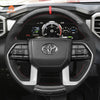 MEWANT Car Steering Wheel Cover for Toyota Tacoma Tundra Sequoia - Alcantara, Leather, Carbon Fiber, Easy Install, Non - Slip, Best Steering Wheel Cover