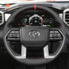 MEWANT Car Steering Wheel Cover for Toyota Tacoma Tundra Sequoia - Alcantara, Leather, Carbon Fiber, Easy Install, Non - Slip, Best Steering Wheel Cover