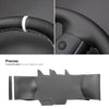 MEWANT Carbon Fiber Leather Car Steering Wheel Cover for Tesla Model 3 2017 - 2020 / Model Y 2020 - 2021 - Mewant Cover