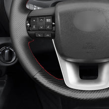 Cargue la imagen en el visor de la galería, MEWANT Carbon Fiber Leather Car Steering Wheel Cover for Toyota Hilux 2015 - 2021 / Fortuner 2015 - 2021 - Mewant Cover
