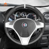 MEWANT Carbon Fiber Suede Athsuede Car Steering Wheel Cover for Alfa Romeo Giulietta 2010 - 2014 / MiTo 2008 - 2015 - Mewant Cover