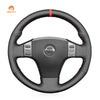 MEWANT Carbon Fiber Suede Car Steering Wheel Cover for Infiniti G35 2003 - 2006 / for Nissan Skyline V35 2003 - 2006 - Mewant Cover