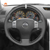 MEWANT Carbon Fiber Suede Car Steering Wheel Cover for Infiniti G35 2003 - 2006 / for Nissan Skyline V35 2003 - 2006 - Mewant Cover