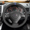 MEWANT Dark Grey Alcantara Car Steering Wheel Cover for Subaru Forester Impreza Legacy Outback Impreza Exiga - Mewant Cover