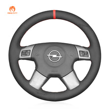 Bild in den Galerie-Viewer laden, MEWANT DIY Black PU Real Genuine Leather Suede Car Steering Wheel Cover for Opel Vectra C Signum for Vauxhall Vectra C Signum for Holden Vectra - Mewant Cover
