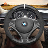 MEWANT DIY Car Steering Wheel Cover for BMW 1 Series E81 E82 E87 E88 2008 - 2012 / 3 Series E90 E91 E92 E93 2006 - 2011 - Mewant Cover