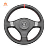 MEWANT DIY Leather Suede Car Steering Wheel Cover for?Nissan?200SX?S15?2001 - 2002?/?Silvia?1999 - 2000?/?Skyline?R34?GTR?GT - R?1998 - 2001 - Mewant Cover