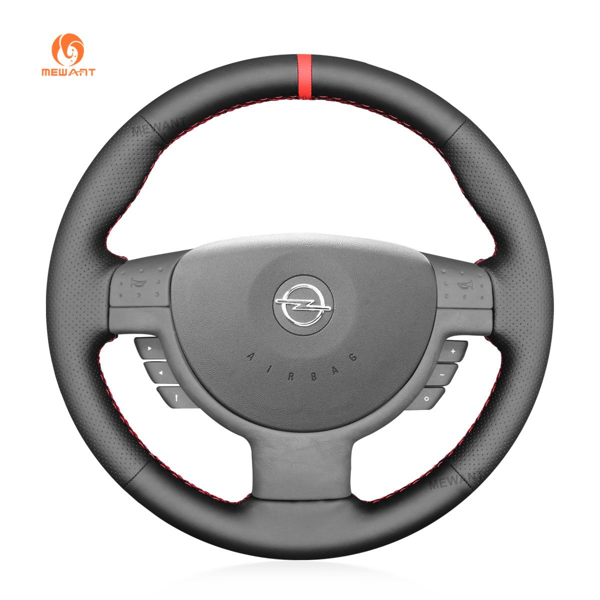 MEWANT DIY Leather Suede Car Steering Wheel Cover for Opel Corsa C Combo C Vauxhall Corsa C Holden Barina Tigra - Mewant Cover