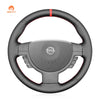 MEWANT DIY Leather Suede Car Steering Wheel Cover for Opel Corsa C Combo C Vauxhall Corsa C Holden Barina Tigra - Mewant Cover