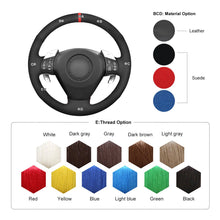 Cargue la imagen en el visor de la galería, MEWANT DIY Suede Real Genuine Leather Car Steering Wheel Cover for Mazda RX - 8 RX8 2004 - 2008 - Mewant Cover
