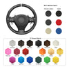 MEWANT DIY Suede Real Genuine Leather Car Steering Wheel Cover?for?Mazda?RX - 8?RX8?2004 - 2008 - Mewant Cover