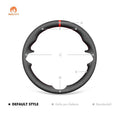 MEWANT Genuine Leather Car Steering Wheel Cove for Chevrolet(Chevy) Bolt EUV/ Bolt EV/ TrailBlazer / Trax / TrailBlazer - Alcantara, Leather, Carbon Fiber, Easy Install, Non - Slip, Best Steering Wheel Cover