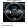 MEWANT Genuine Leather Car Steering Wheel Cove for Fiat 500X 2022 - 2024 - Mewant Cover