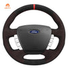 MEWANT Genuine Leather Car Steering Wheel Cove for Ford Falcon/ Falcon Ute/ Territory - Mewant Cover