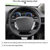 MEWANT Genuine Leather Car Steering Wheel Cove for Ford Falcon/ Falcon Ute/ Territory - Mewant Cover