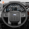 MEWANT Genuine Leather Car Steering Wheel Cove for Ford Ford F - 250 F - 350 2011 - 2016 Expedition 2007 - 2014 - Alcantara, Leather, Carbon Fiber, Easy Install, Non - Slip, Best Steering Wheel Cover