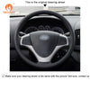 MEWANT Genuine Leather Car Steering Wheel Cove for Hyundai Elantra Touring / Hyundai - Mewant Cover