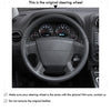 MEWANT Genuine Leather Car Steering Wheel Cove for Jeep Compass I(MK49) / Patriot - Mewant Cover