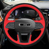 MEWANT Genuine Leather Car Steering Wheel Cove for Jeep Grand Cherokee V(WL) / Grand Cherokee L - Mewant Cover