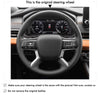 MEWANT Genuine Leather Car Steering Wheel Cove for Mitsubishi Outlander - Mewant Cover