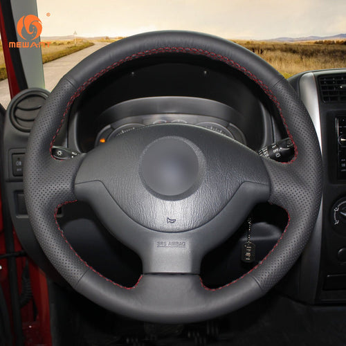 MEWANT Genuine Leather Car Steering Wheel Cove for Suzuki Jimny - Mewant Cover