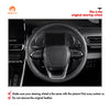 MEWANT Genuine Leather Car Steering Wheel Cove for Toyota Innova 2020 - 2023 - Mewant Cover