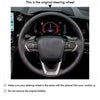 MEWANT Genuine Leather Car Steering Wheel Cover for Lexus RX350 NX350 2022 - 2024 - Mewant Cover