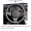 MEWANT Hand Stitch Black Leather Car Steering Wheel Cover for BMW X3 E83 2007 - 2010 - Mewant Cover