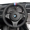 MEWANT Hand Stitch Black Leather Car Steering Wheel Cover for BMW X3 E83 2007 - 2010 - Mewant Cover