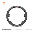 MEWANT Hand Stitch Black Leather Suede Car Steering Wheel Cover for Chevrolet Epica 2006 - 2011 / Holden Epica 2006 - 2010 - Alcantara, Leather, Carbon Fiber, Easy Install, Non - Slip, Best Steering Wheel Cover