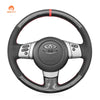 MEWANT Hand Stitch Black Leather Suede Car Steering Wheel Cover for Toyota FJ Cruiser 2011 - 2016 - Mewant Cover