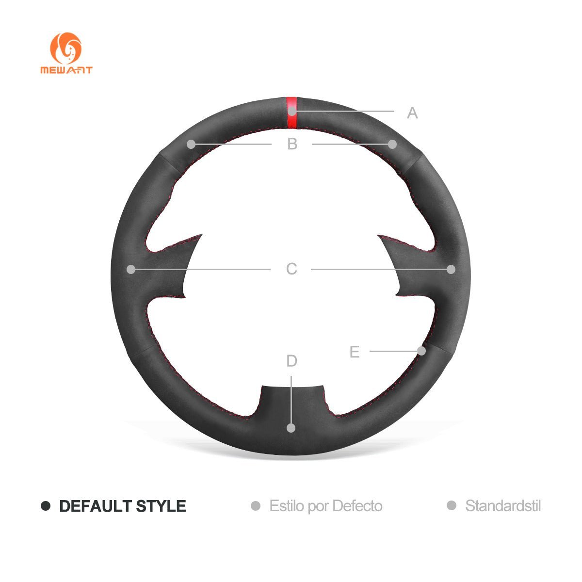 MEWANT Hand Stitch Black Suede Car Steering Wheel Cover for Toyota RAV4 Celica Matrix MR2 Supra Voltz Caldina MR - S Corolla Lexus IS 200 300 - Alcantara, Leather, Carbon Fiber, Easy Install, Non - Slip, Best Steering Wheel Cover