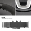 MEWANT Hand Stitch Black Suede Carbon Fiber Car Steering Wheel Cover for Hyundai ix25 2014 - 2016 / Creta 2016 2017 - Mewant Cover